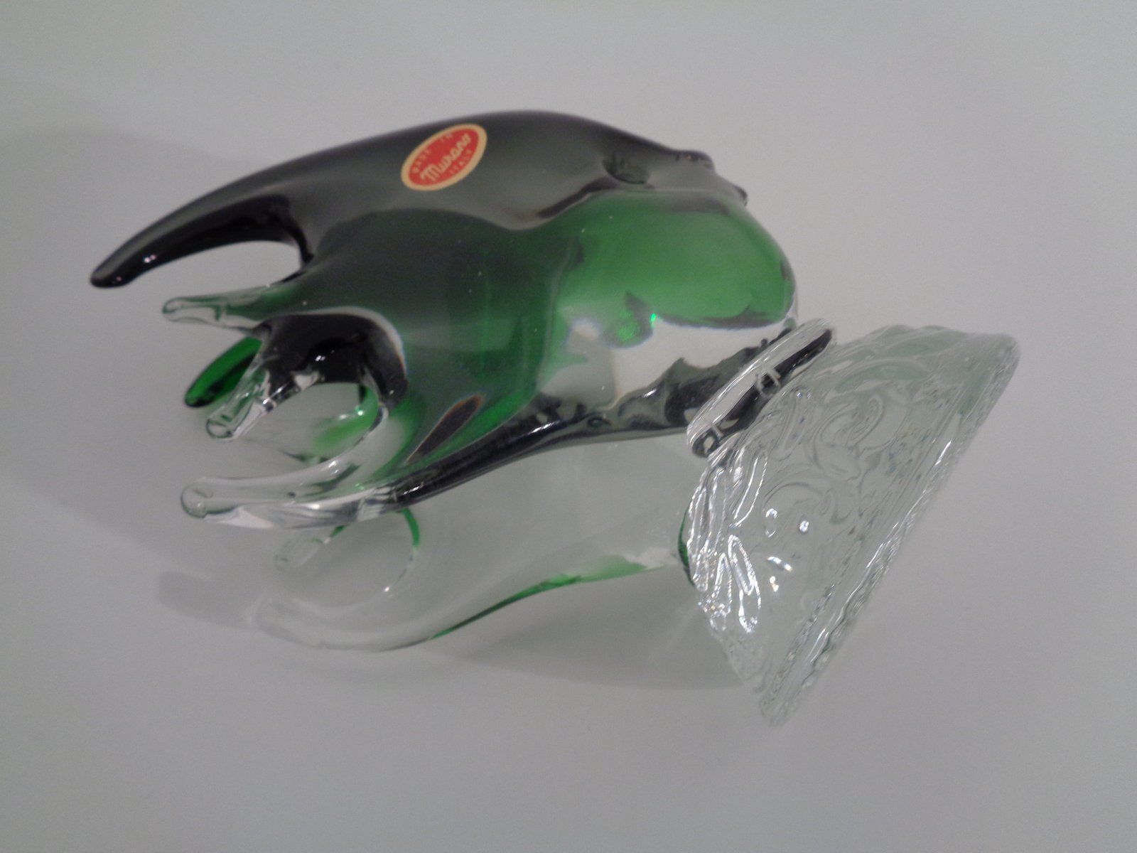 Italian Sommerso Murano Glass Fish, 1970s