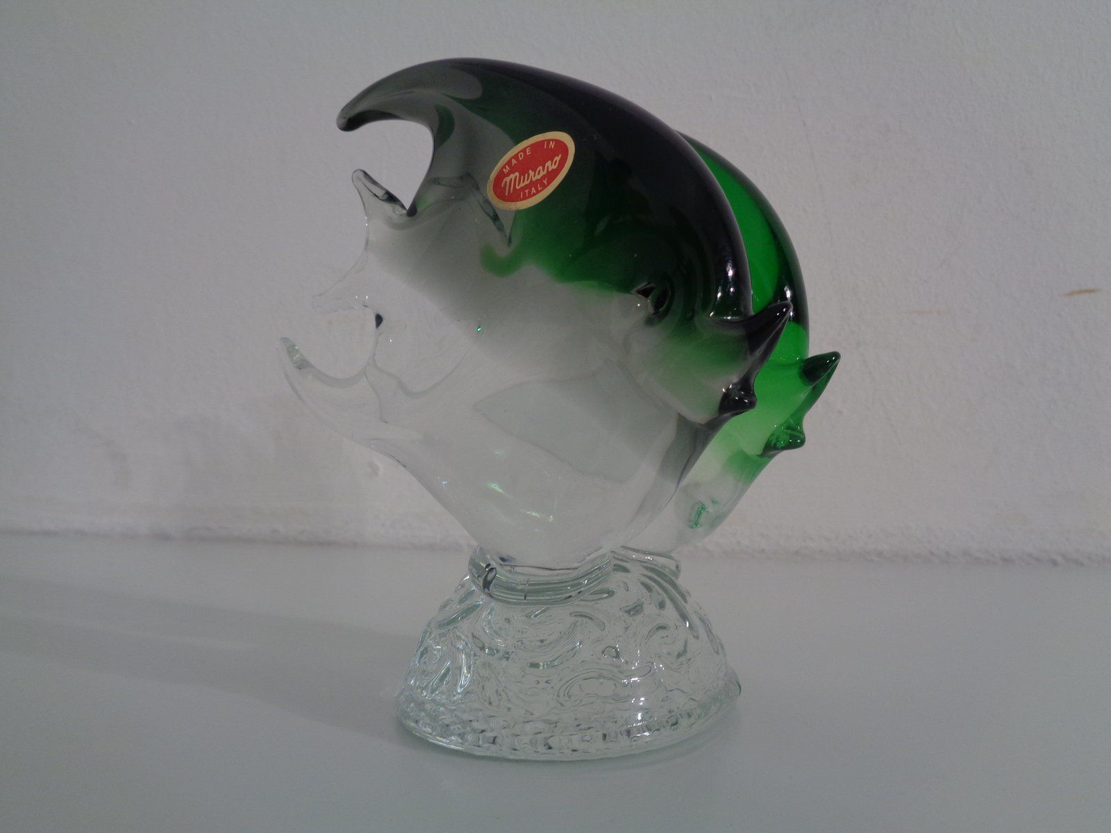 Italian Sommerso Murano Glass Fish, 1970s photo 135.0