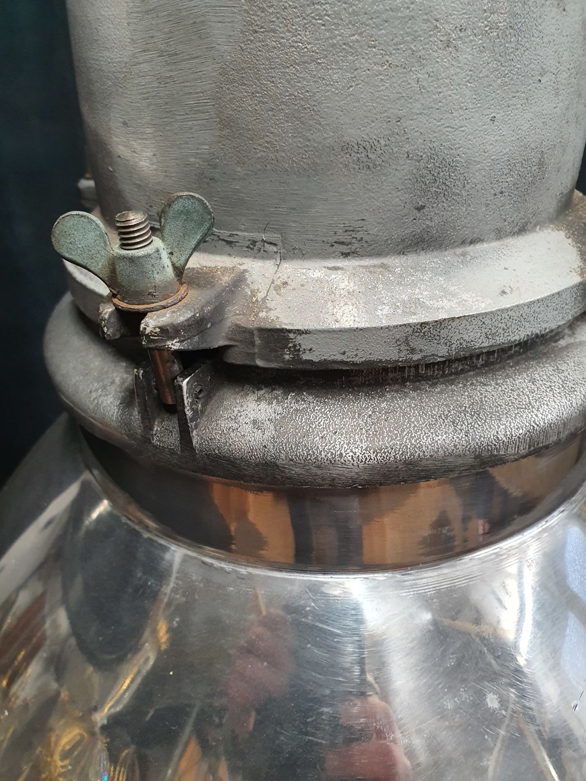 Industrial Pendant Lights C1940 (Price Each) photo vintage