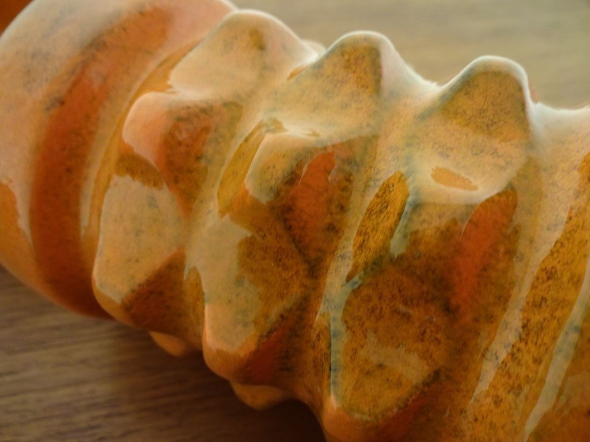 German Ceramic Vases From Pan Keramik 1970s Set Of 2 photo vintage