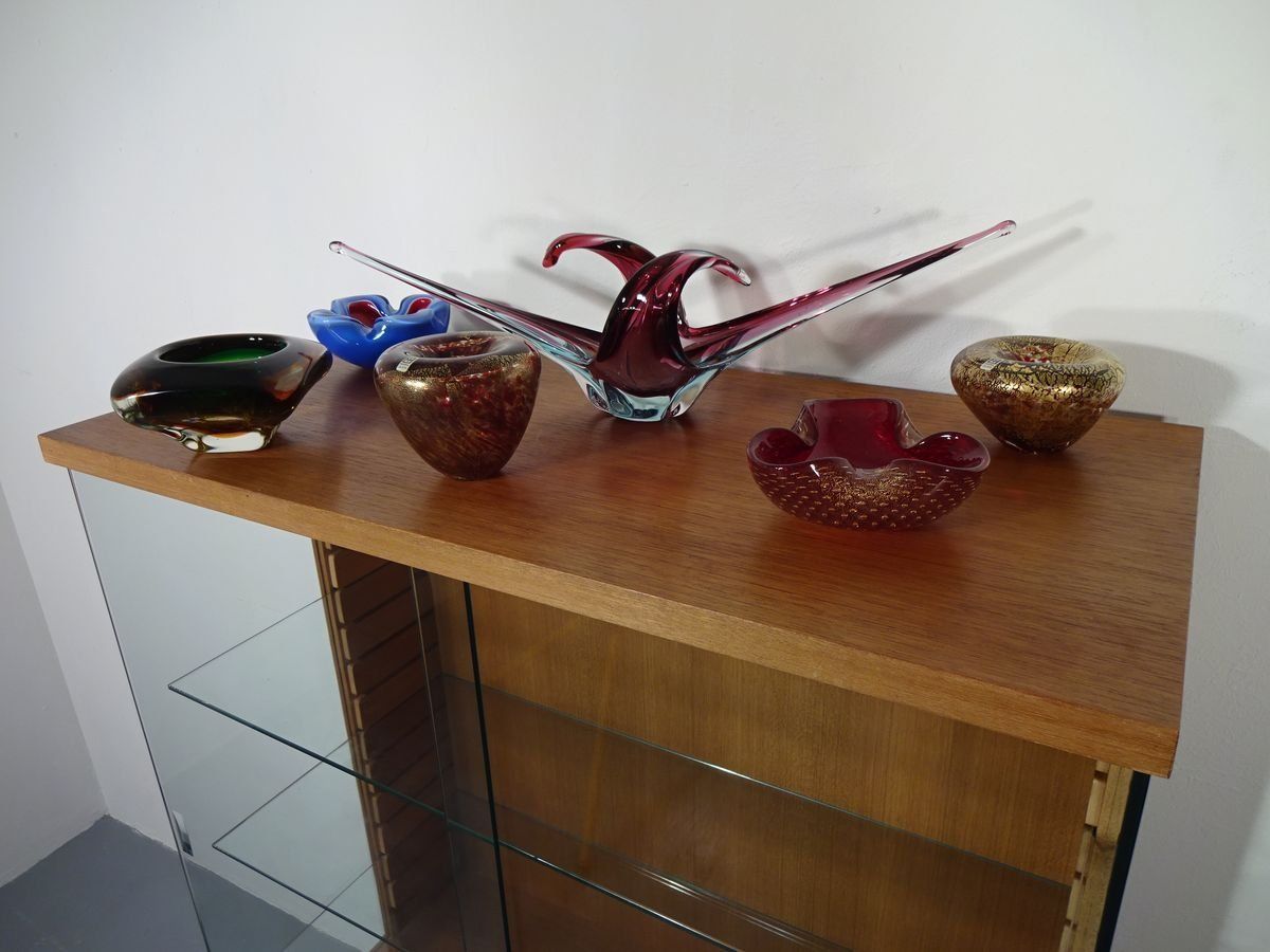 152.0 Italian Murano Glass Ashtray By Barovier & Toso, 1960s photo