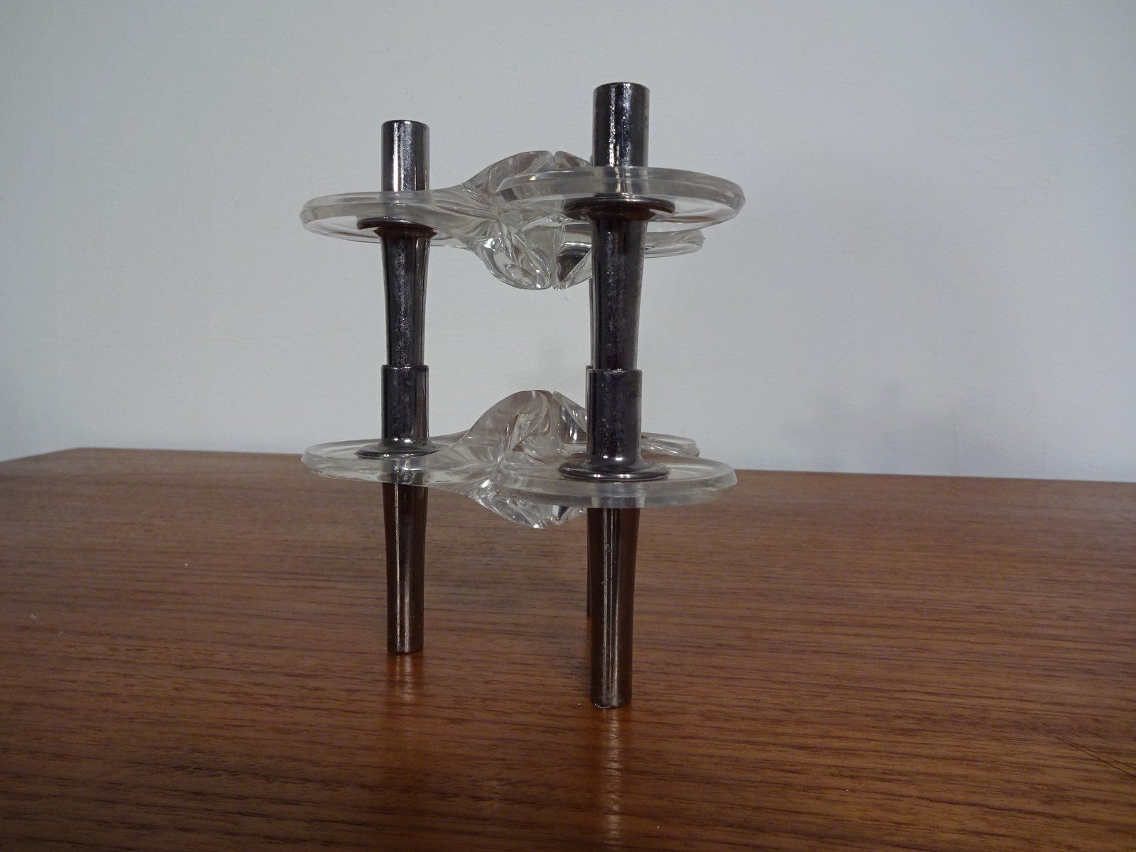 Candleholders By Ceasar Stoffi & Fritz Nagel For Bmf 1960s Set Of 2 photo vinterior