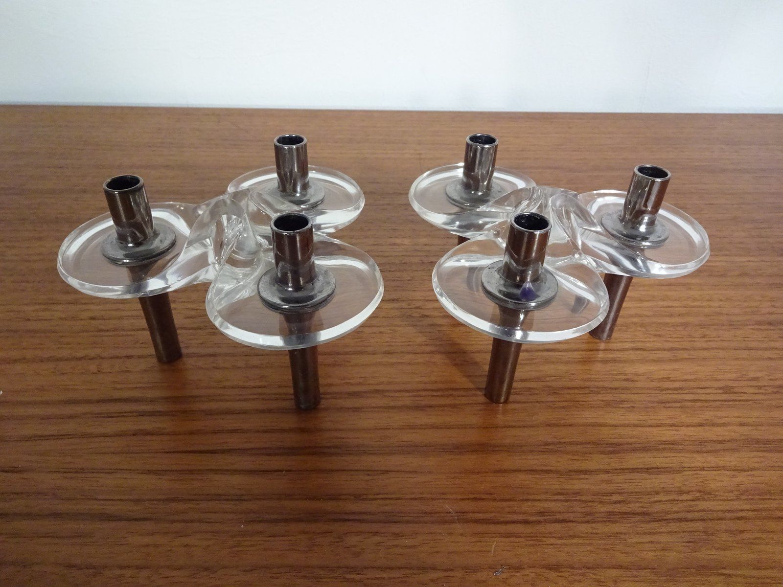 photo for sale Candleholders By Ceasar Stoffi & Fritz Nagel For Bmf 1960s Set Of 2