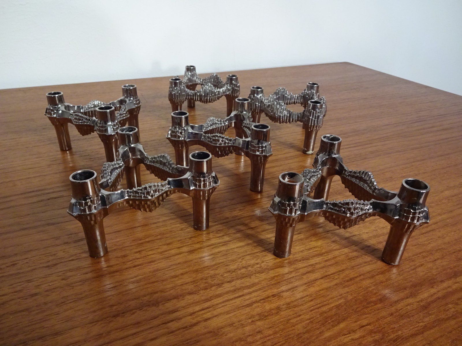 Candleholders By Ceasar Stoffi & Fritz Nagel For Bmf 1960s Set Of 6