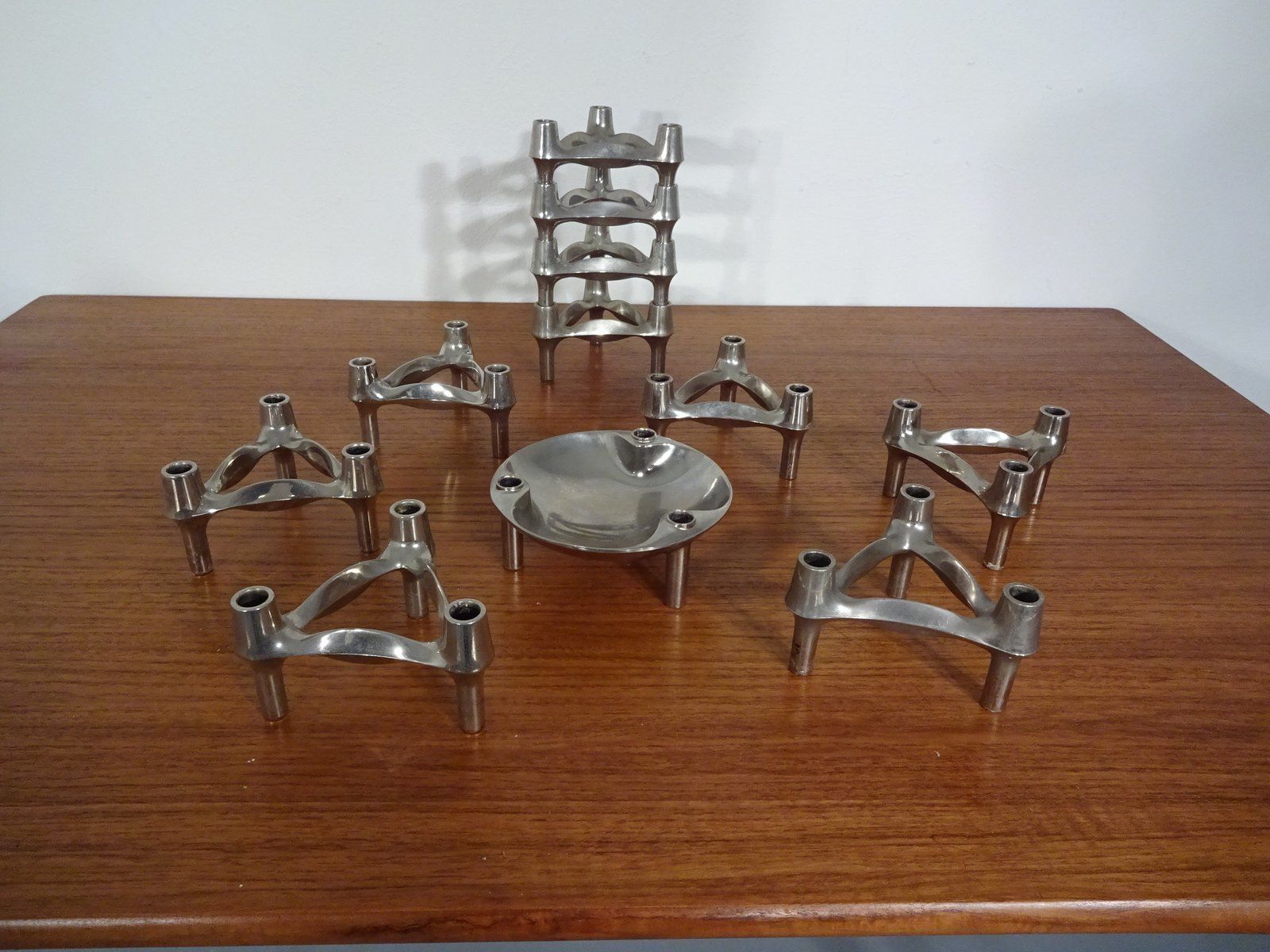 Candleholders By Ceasar Stoffi & Fritz Nagel For Bmf 1960s Set Of 11