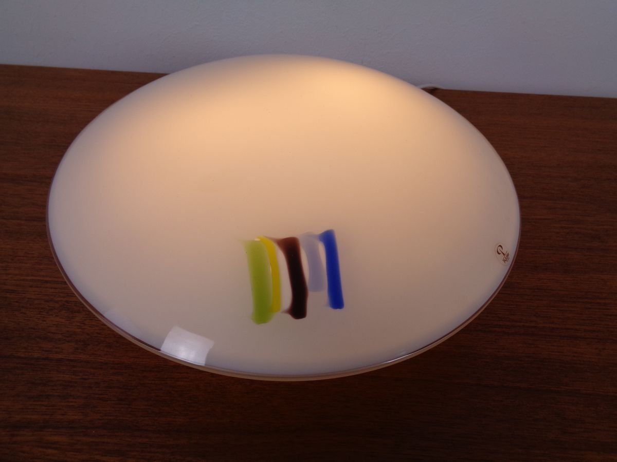 Glass Wall Lamps From Peil & Putzler, 1970s, Set Of 3 photo for sale