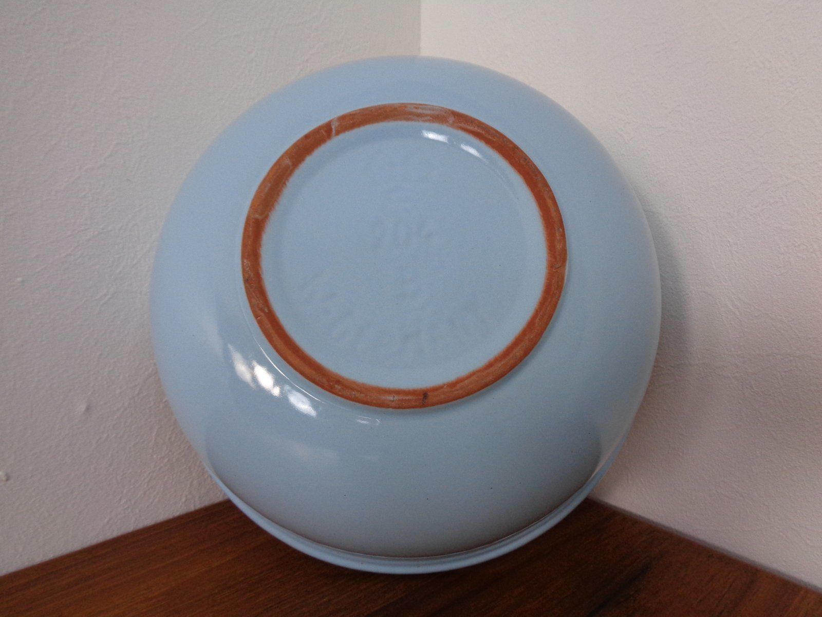 Large German Ceramic 204 8 F Salad Bowl From Carstens Tönnieshof, 1960s photo vintage