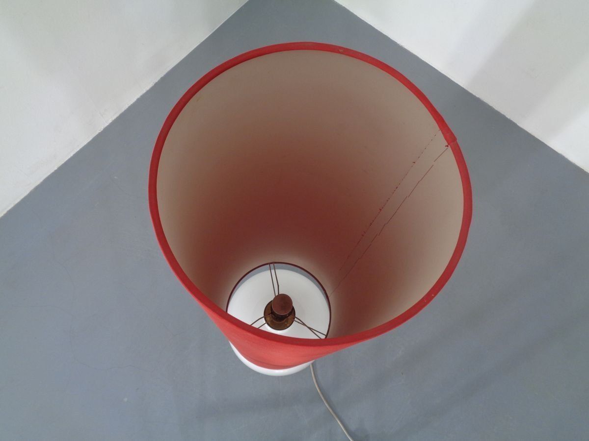 Floor Lamp With Illuminated Glass Stand From Doria Leuchten, 1960s photo Lighting
