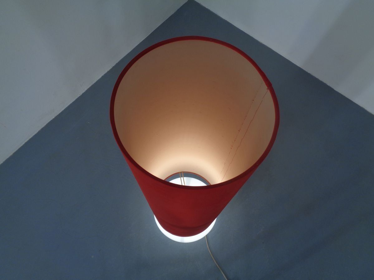 Floor Lamp With Illuminated Glass Stand From Doria Leuchten, 1960s photo 655.0