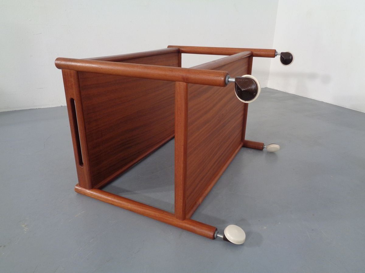 Teak Trolley By Hans J. Wegner For Andreas Tuck, 1950s photo buy