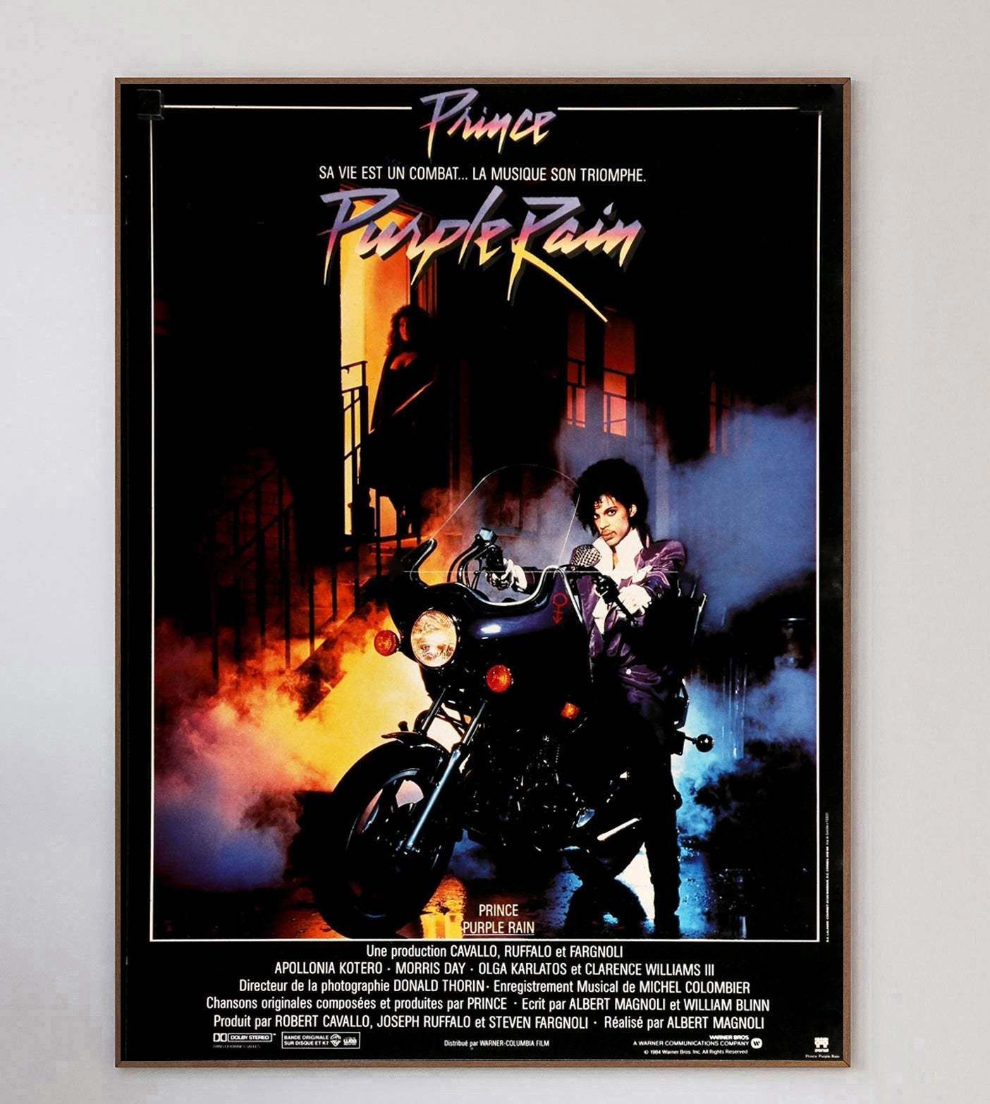 Purple Rain (French) Original Vintage Poster photo 230.0
