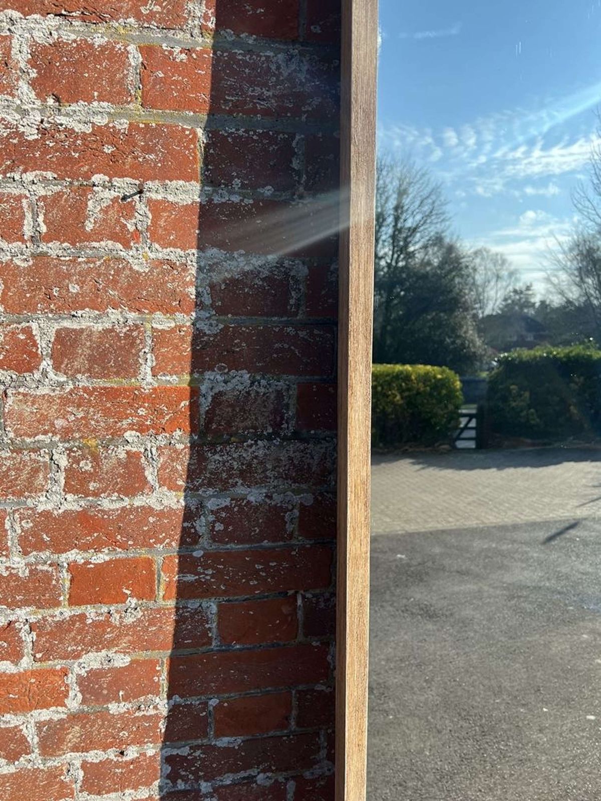 An Exceptional Large Antique French 19th Century Painted Bistro Mirror photo vinterior