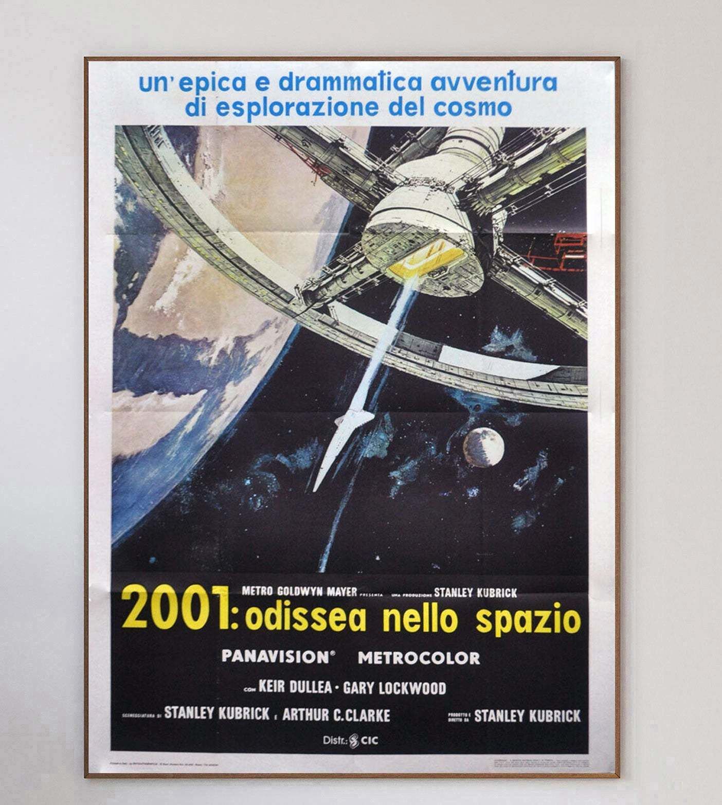 2001: A Space Odyssey (Italian) Original Vintage Poster photo 465.0