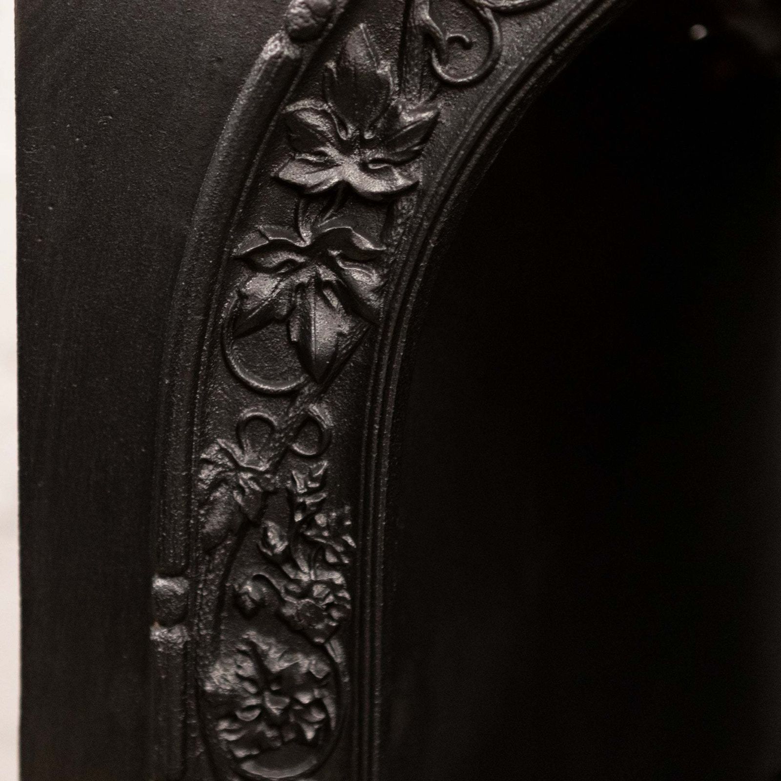 Antique Ornate Victorian Cast Iron Arched Insert photo buy