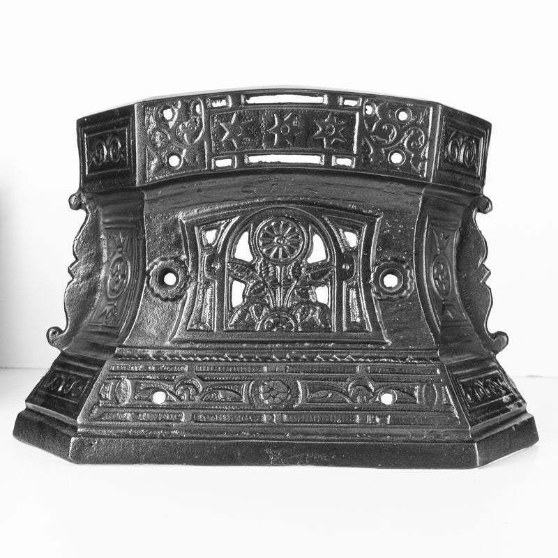 Antique Cast Iron Ornate Floral Fireplace Tidy  Betty   Ashpan Cover photo furniture