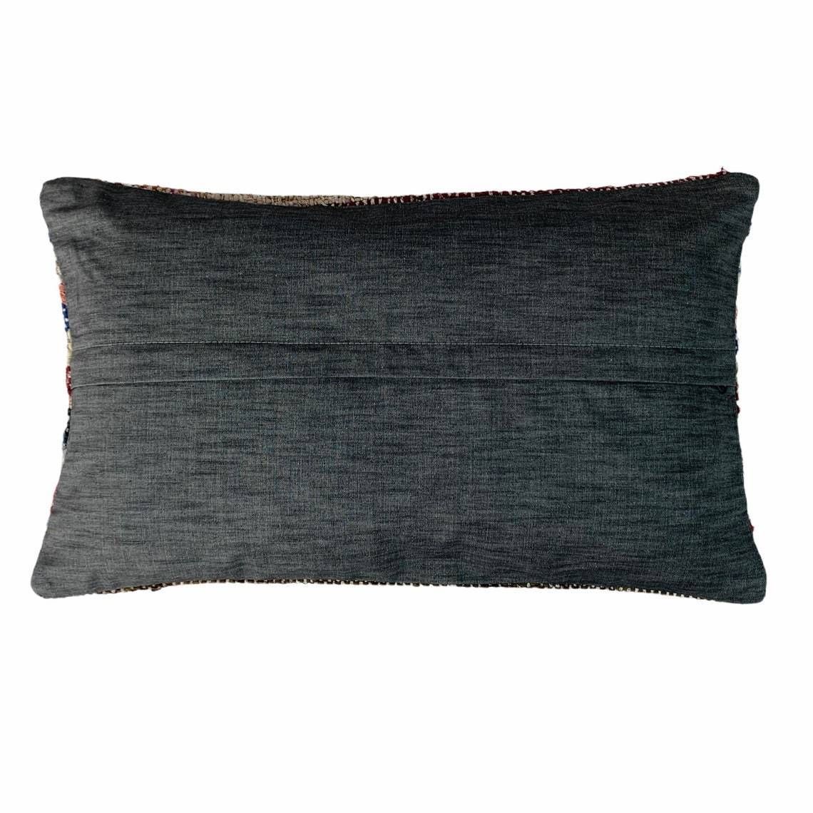 Vintage Turkish Kilim Cushion Cover, 30 X 50 Cm photo for sale