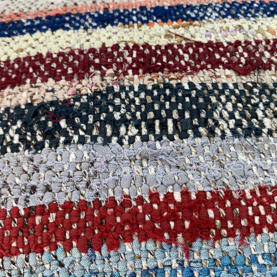 Vintage Turkish Kilim Cushion Cover, 30 X 50 Cm photo Textiles