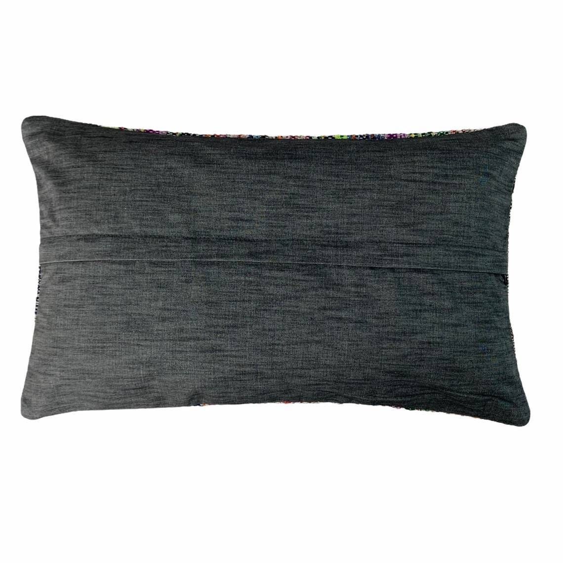 Vintage Turkish Kilim Cushion Cover, 30 X 50 Cm photo for sale