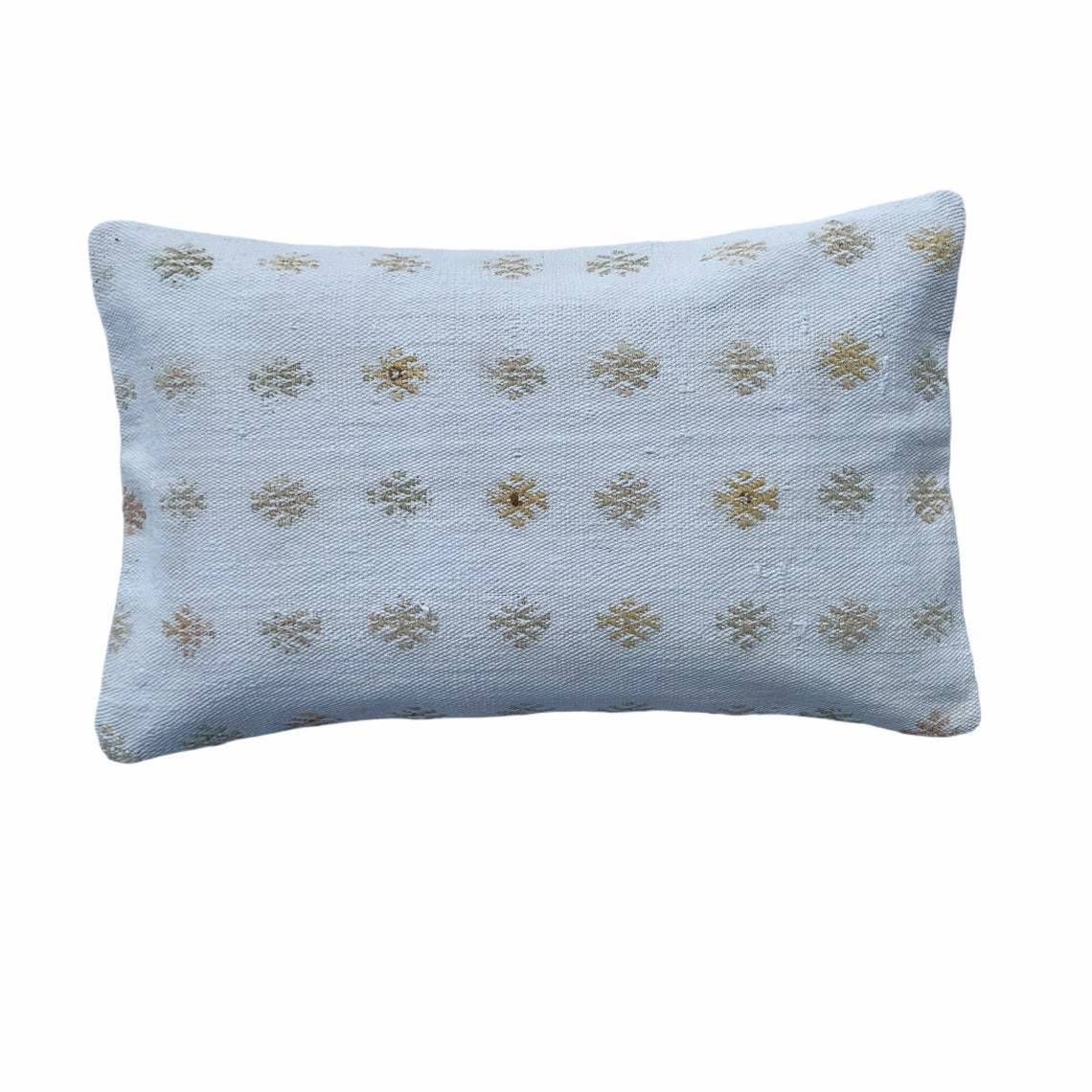 Vintage Turkish Kilim Cushion Cover, 30 X 50 Cm photo buy
