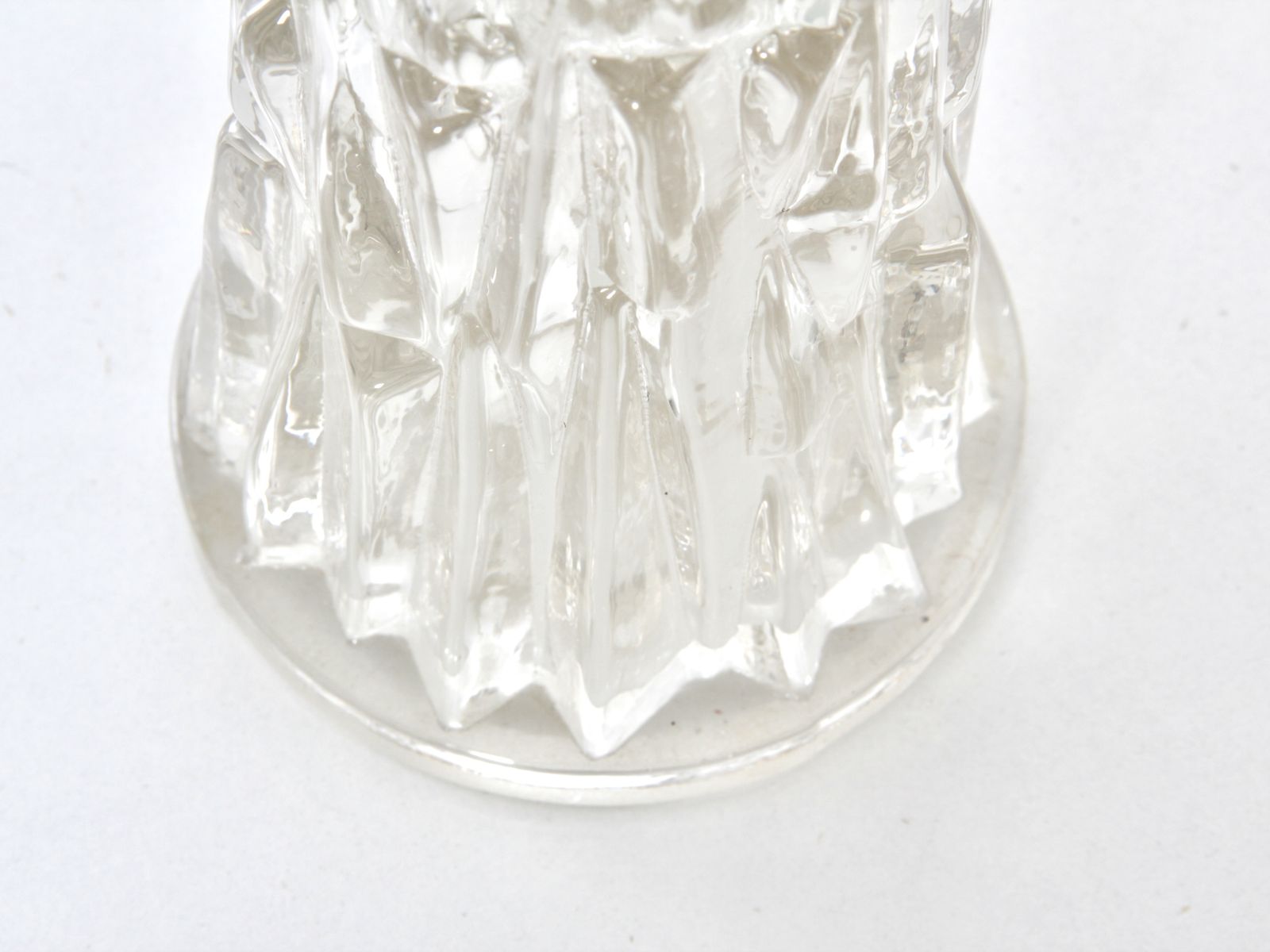 Mid Century Modern Scandinavian Pair Of Wall Lamp In Glass photo vinterior