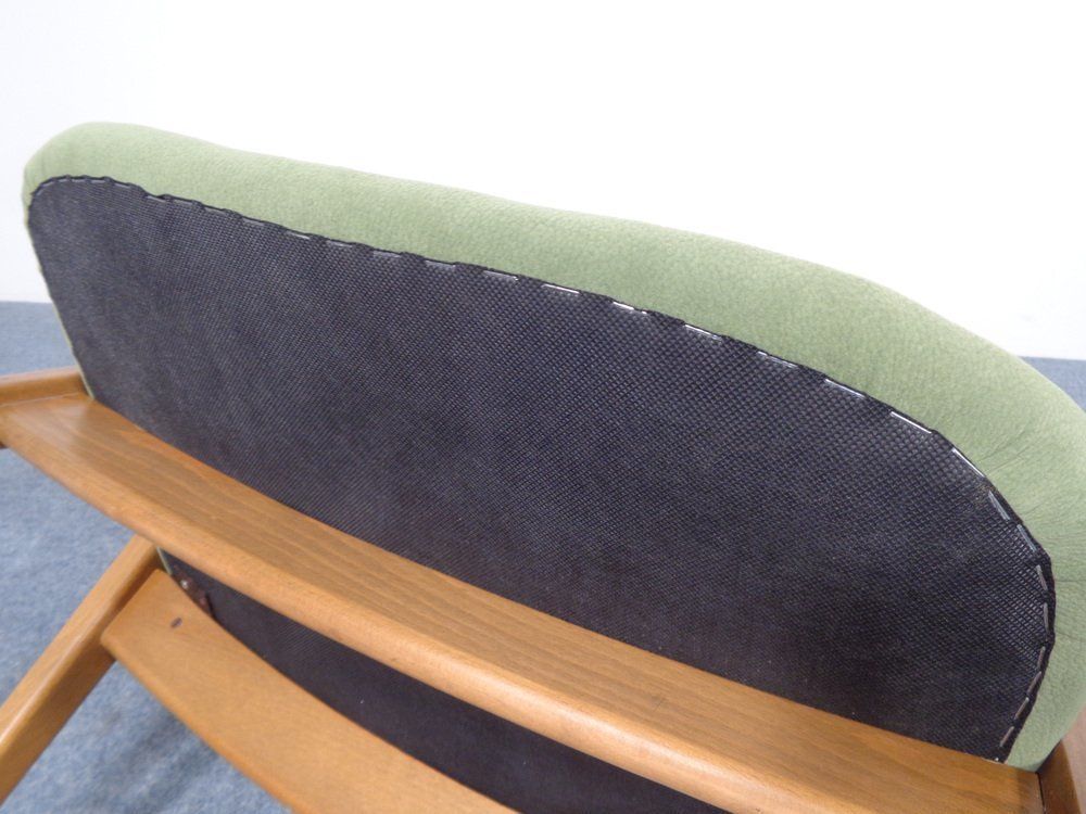 photo buy Beech Chair In Green, 1960s, Vintage