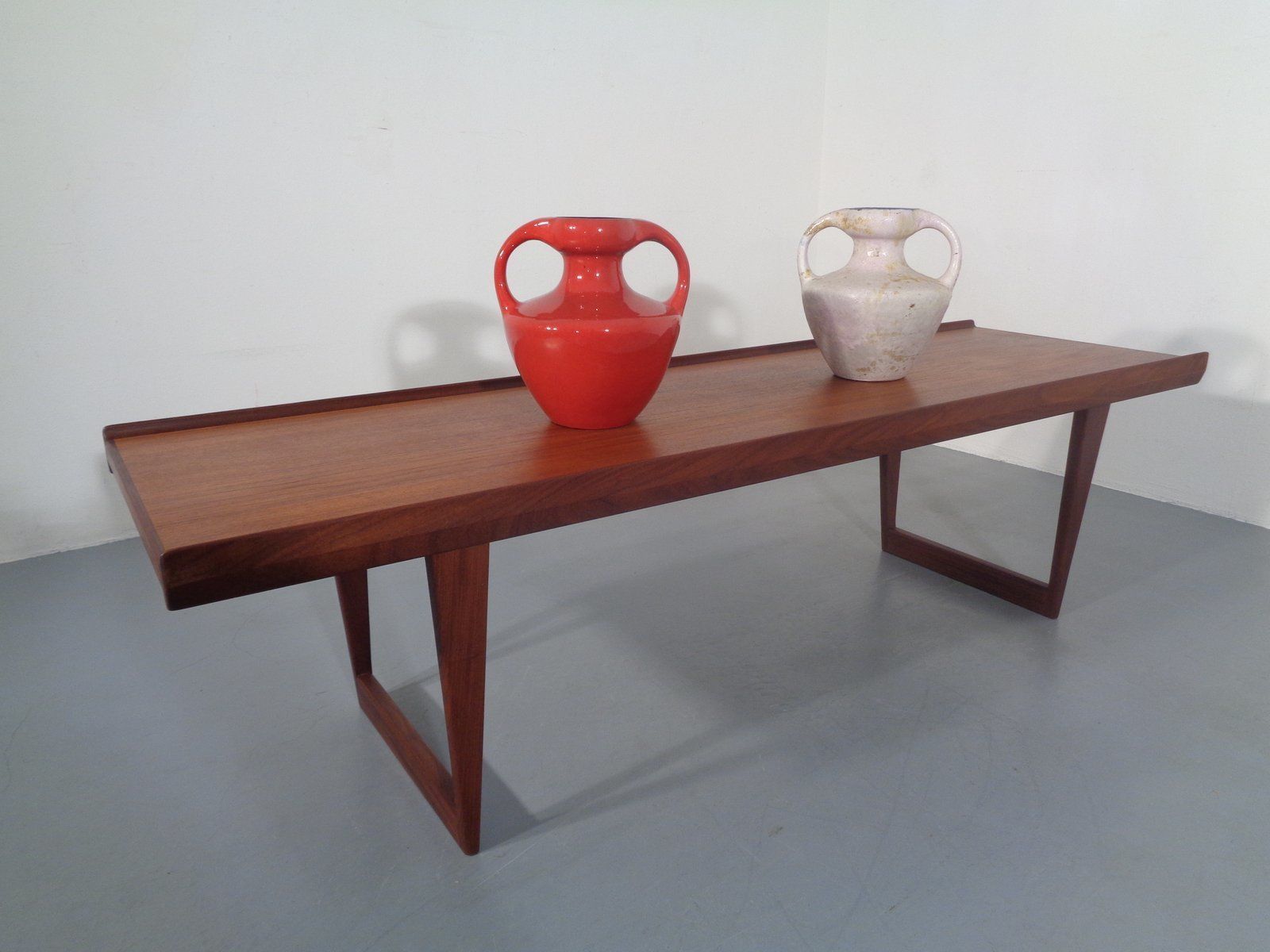 Ceramic Double Handled Fat Lava Vases From Marei, 1970s, Set Of 2 photo for sale