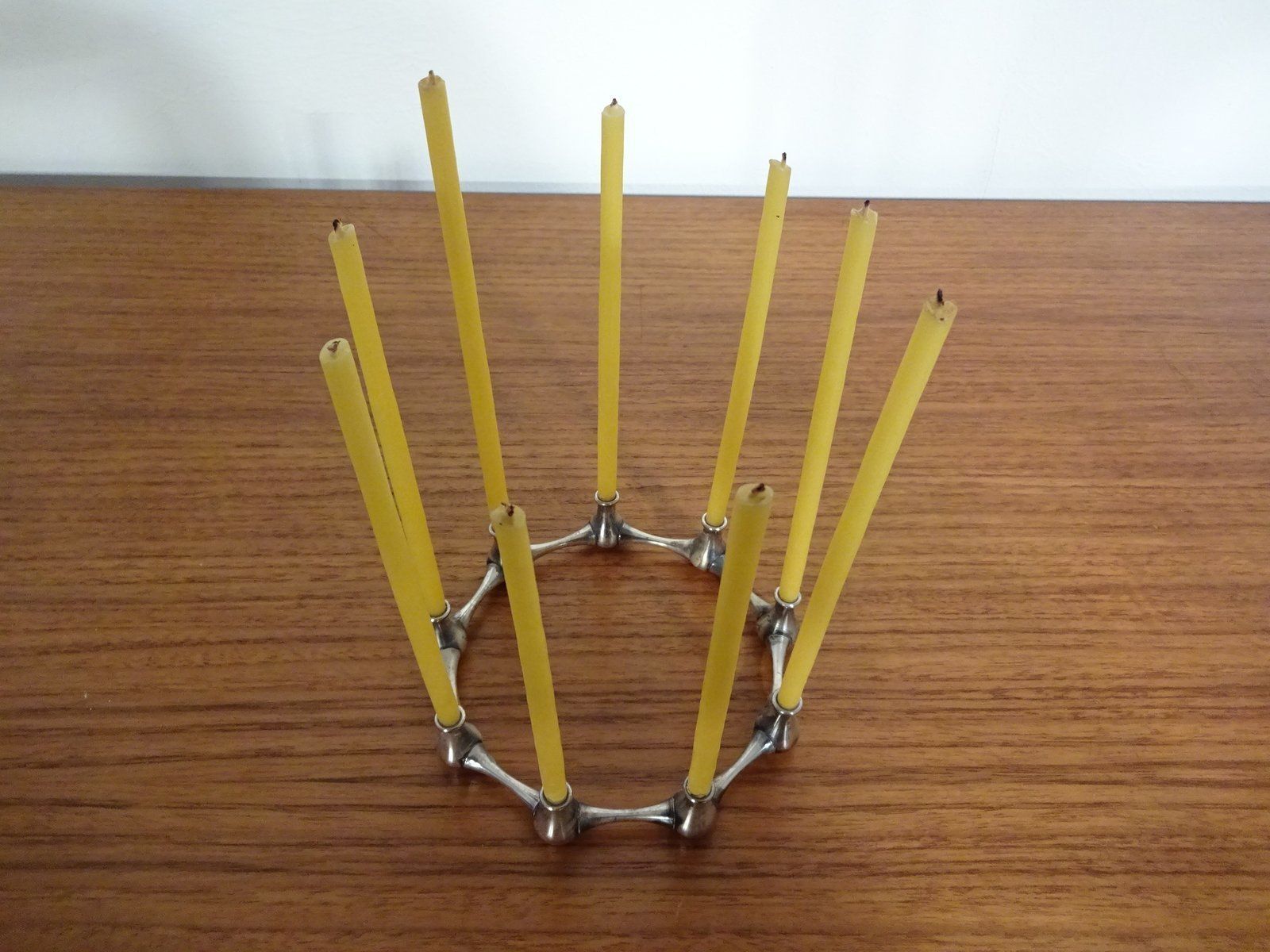 Silver Plated Brass Candleholder By Jens Quistgaard, 1960s photo 168.0