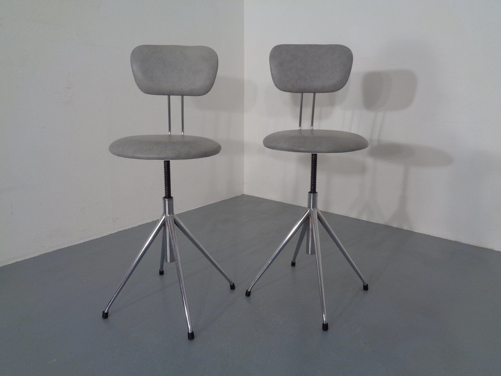 Adjustable Swivel Chairs, 1960s, Set Of 2 photo furniture