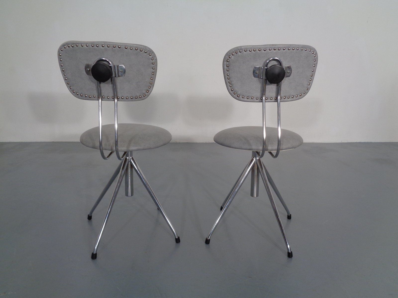 Adjustable Swivel Chairs, 1960s, Set Of 2 photo 403.0