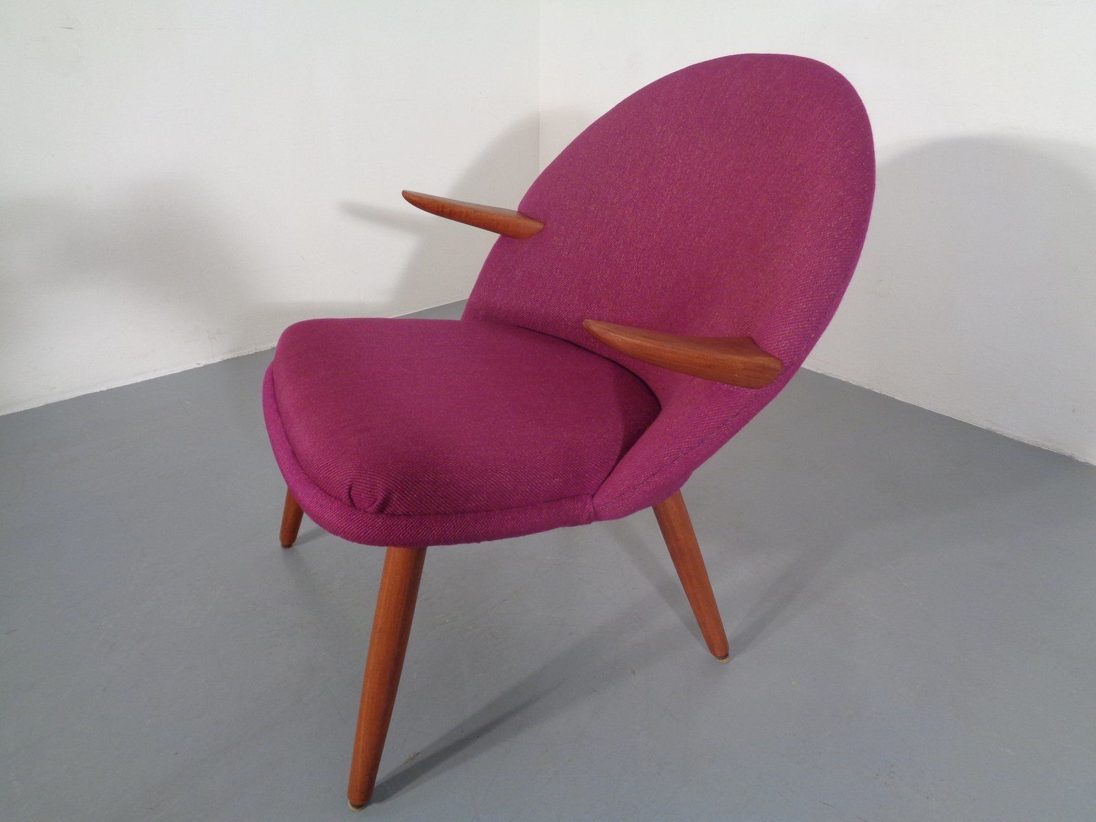 photo for sale Danish Teak Armchair By Kurt Olsen For Glostrup, 1950s