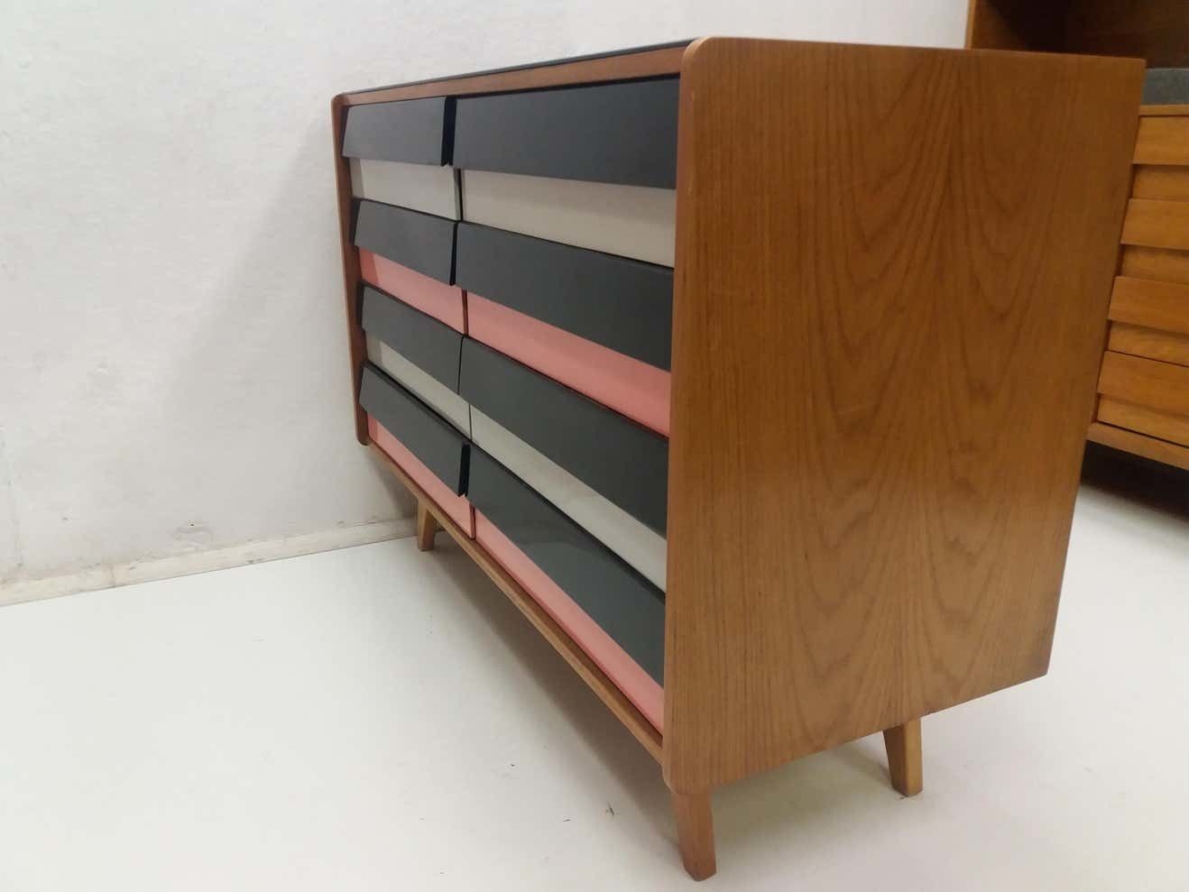 photo vinterior 1960 Chest Of Drawers By Jiroutek, Czechoslovakia