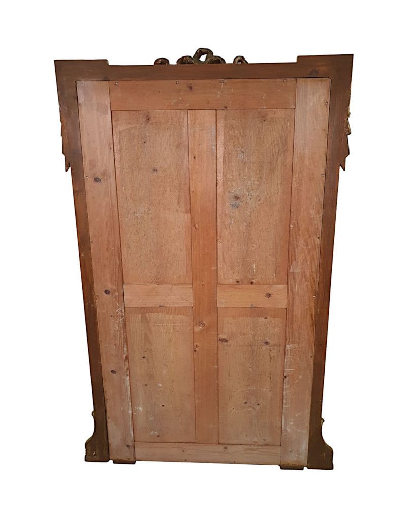 A Stunning 19th Century Large Giltwood Dressing Or Hall Mirror photo vinterior