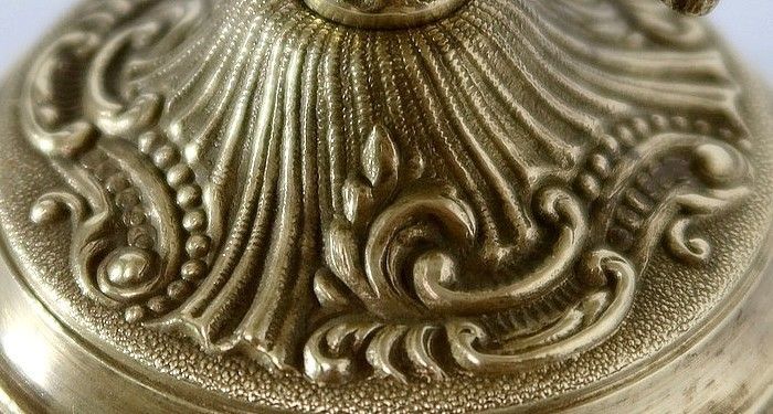 649.93 Bronze And Porcelain Cup With Floral Decorations   Late 19th Century photo
