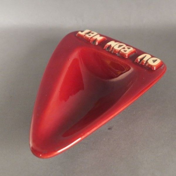 Very Rare Advertising Ashtray From Dubonnet. France 1950   1959 photo Home Decor