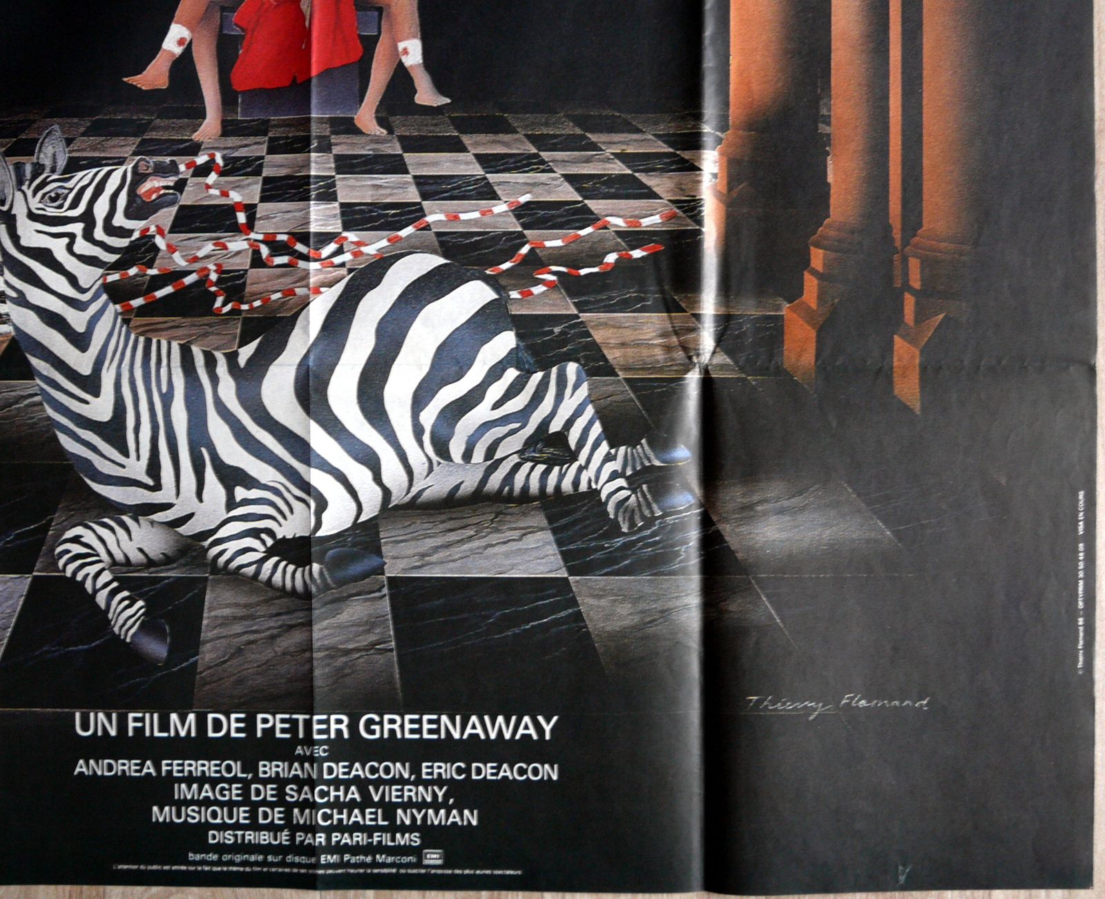 Movie Poster " A Zed And Two Noughts" Peter Greenaway photo furniture