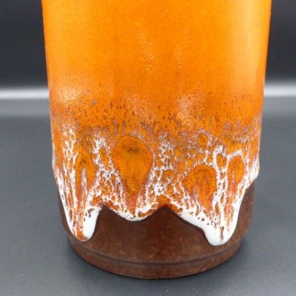 Vintage Ceramic Vase From Jasba. Fat Lava. 1960   1970