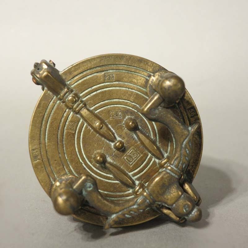 Antique 19th Century Set Of Brass Nesting Weights photo 306.0