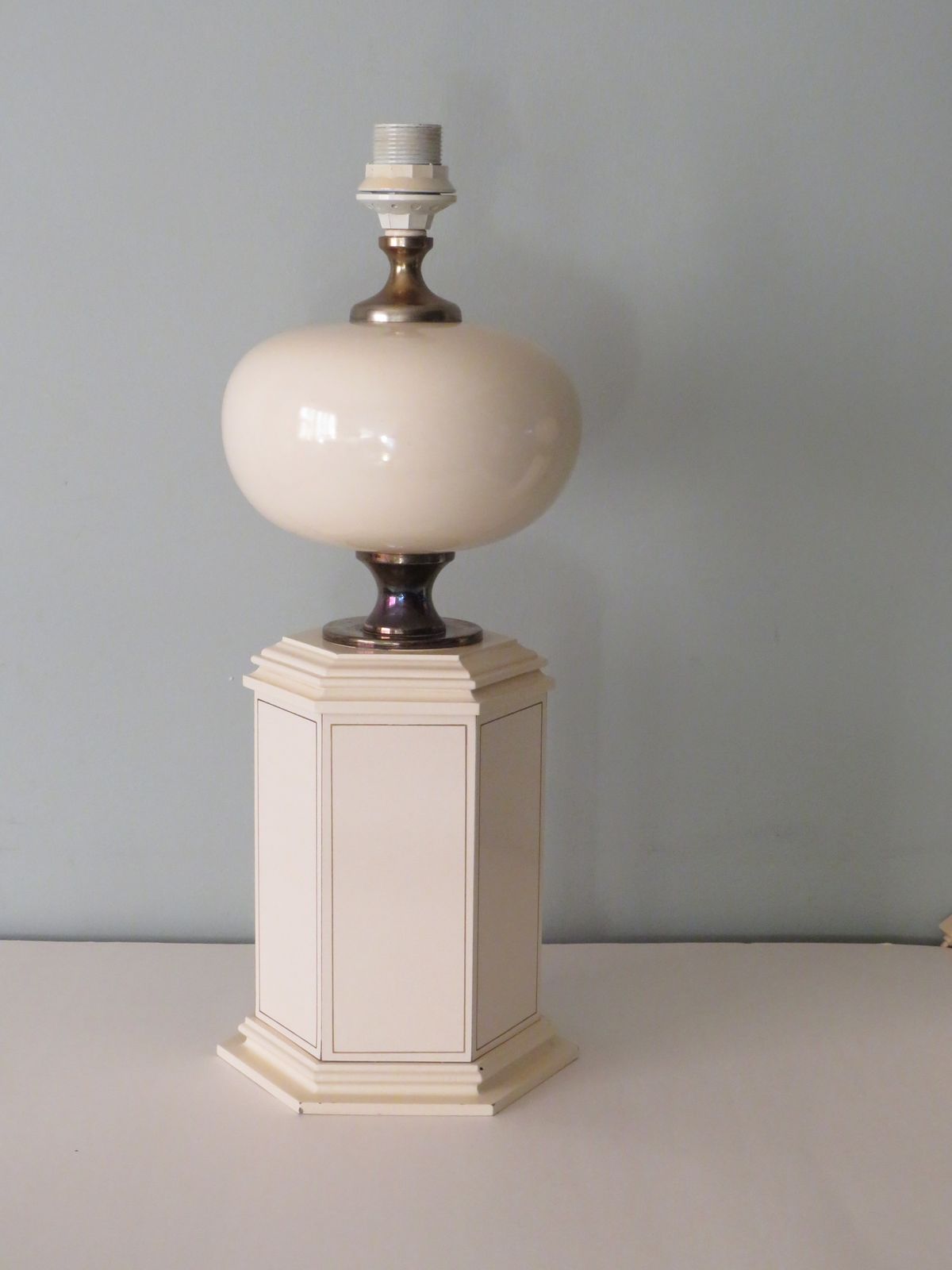 Set Of 2 Table Lamps By Maison Le Dauphin, France 1960 1970 photo furniture