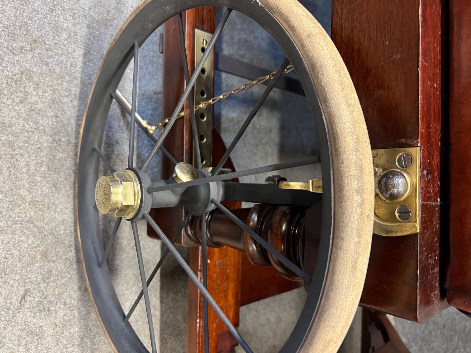 Superb Victorian Convalescing Invalid Wheel Chair By John Ward photo for sale