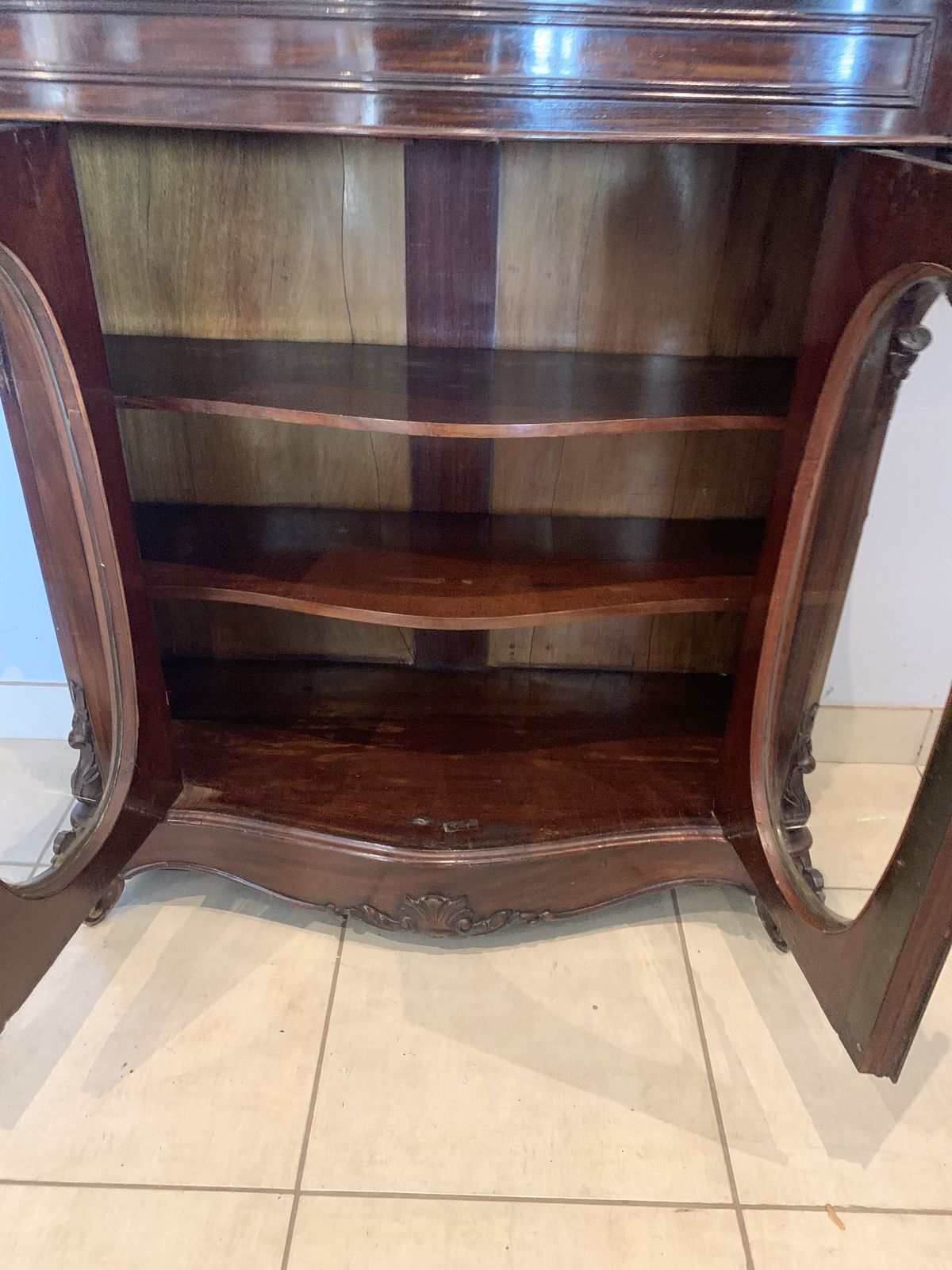 Louis Philippe Dresser In Mahogany And Veneer, 19th Century photo Furniture