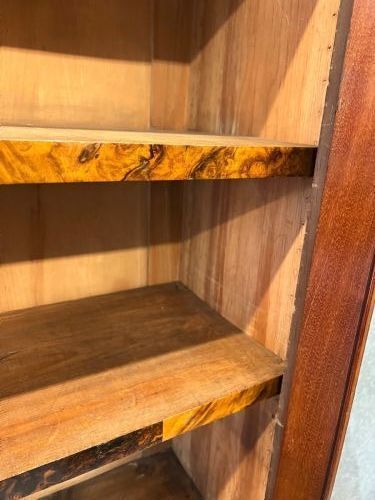 Good Quality Victorian Burr Walnut Bookcase photo for sale