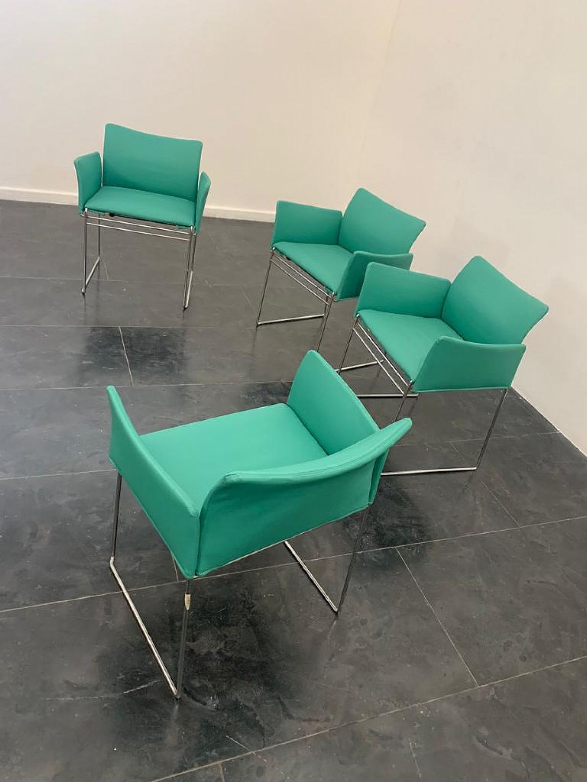 4 Maja Armchairs By Kazuhide Takahama For Simon Gavina, 1990s photo Furniture