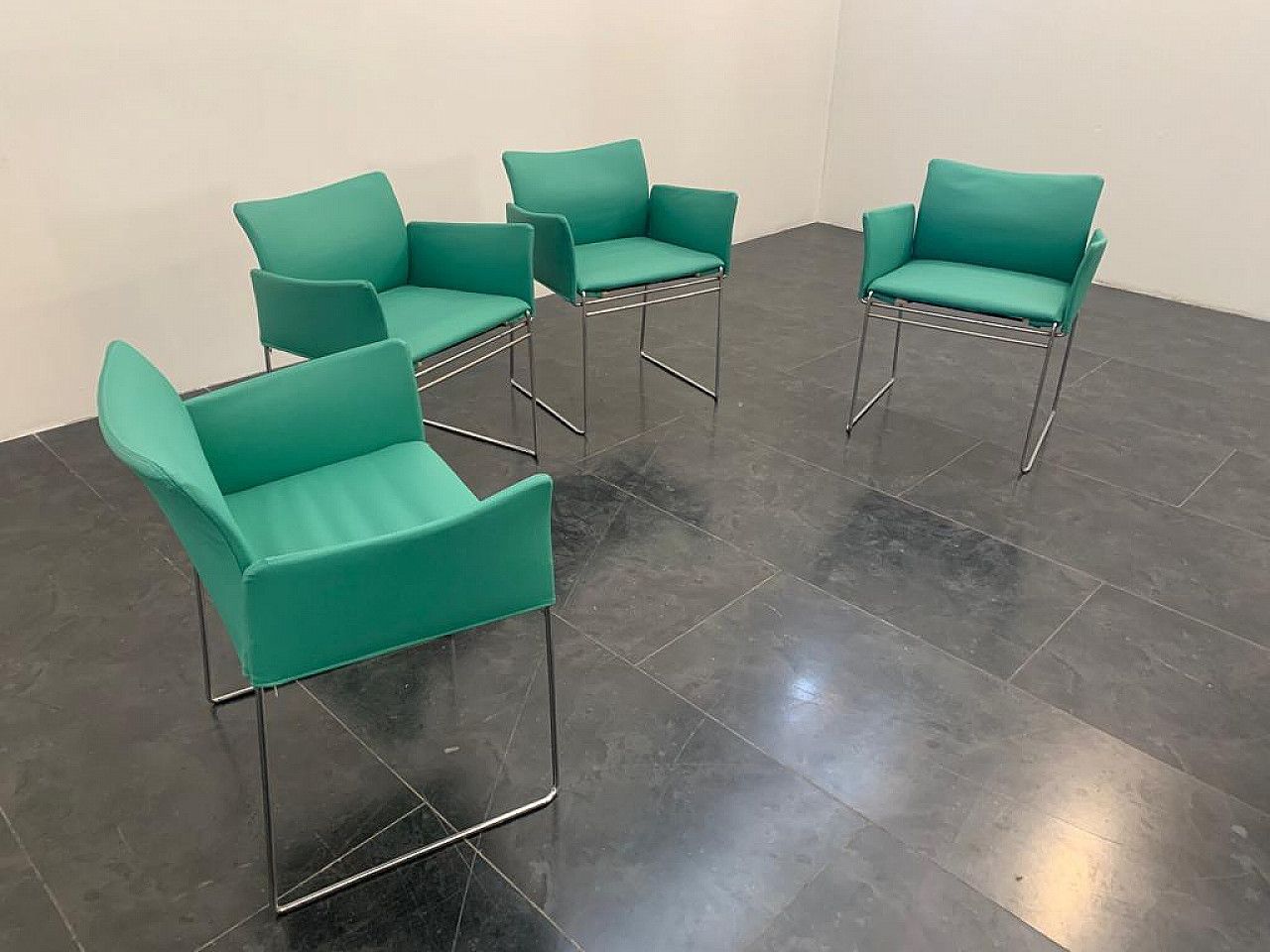 4 Maja Armchairs By Kazuhide Takahama For Simon Gavina, 1990s photo vinterior