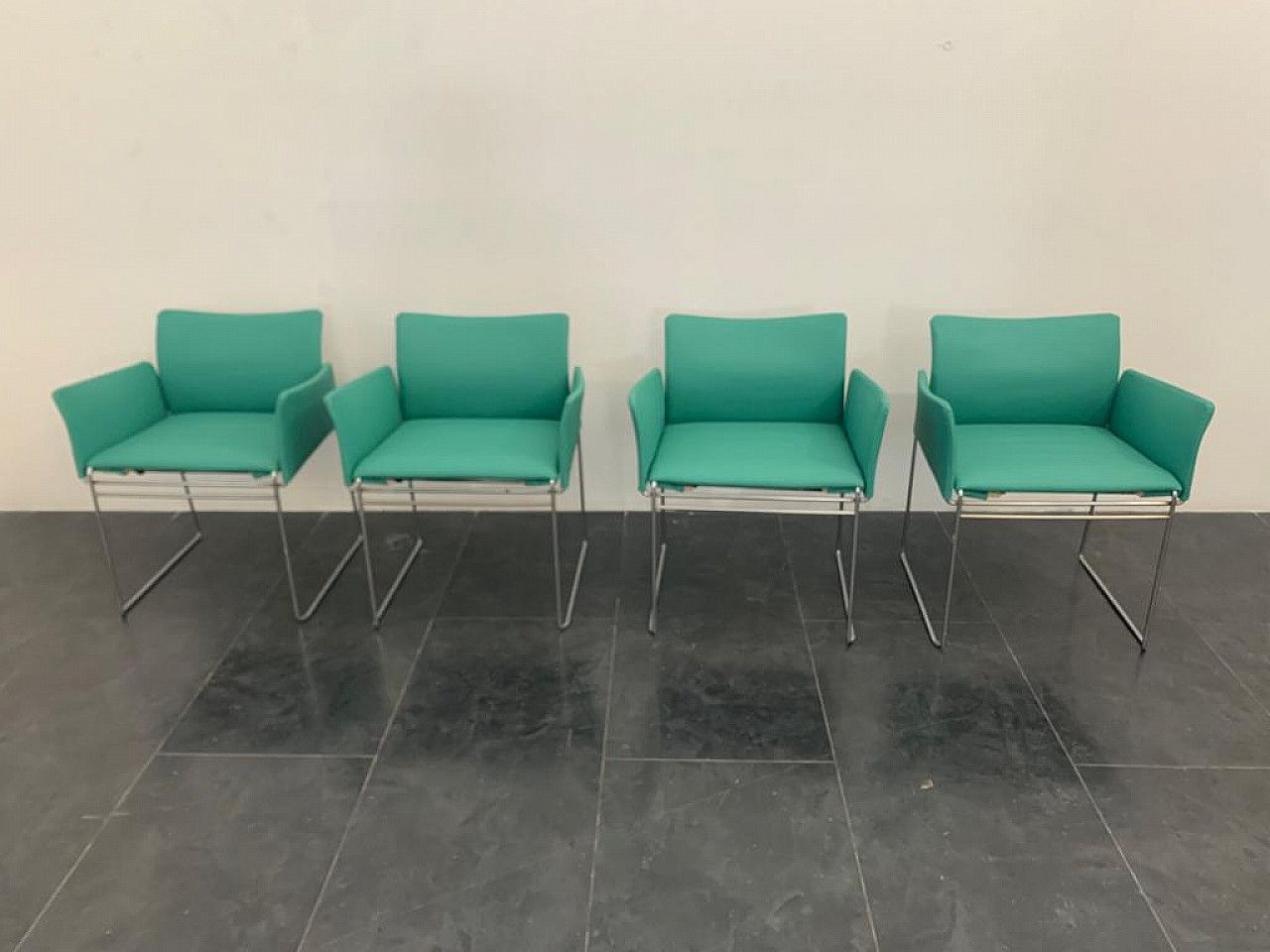 photo for sale 4 Maja Armchairs By Kazuhide Takahama For Simon Gavina, 1990s