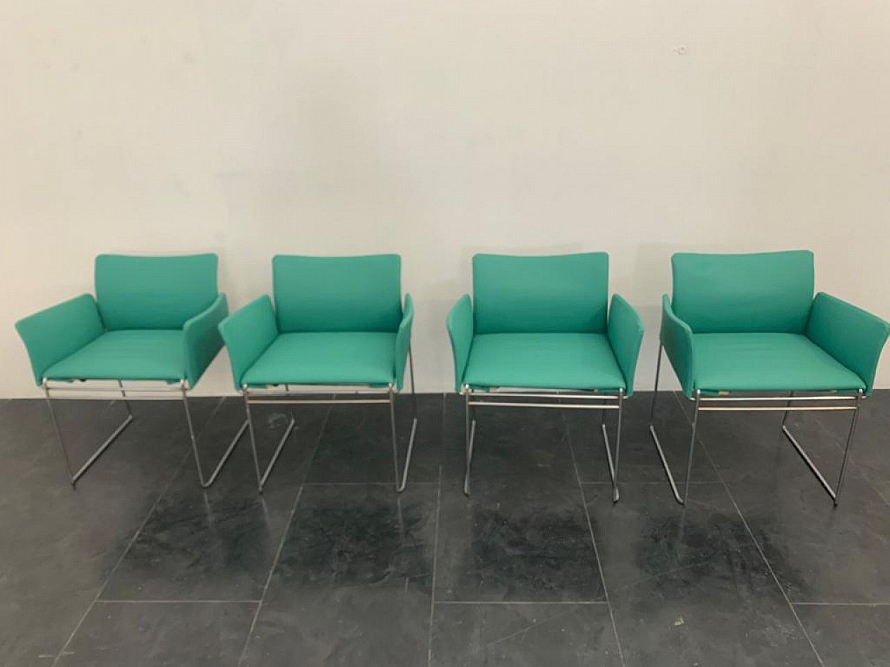 Furniture 4 Maja Armchairs By Kazuhide Takahama For Simon Gavina, 1990s photo