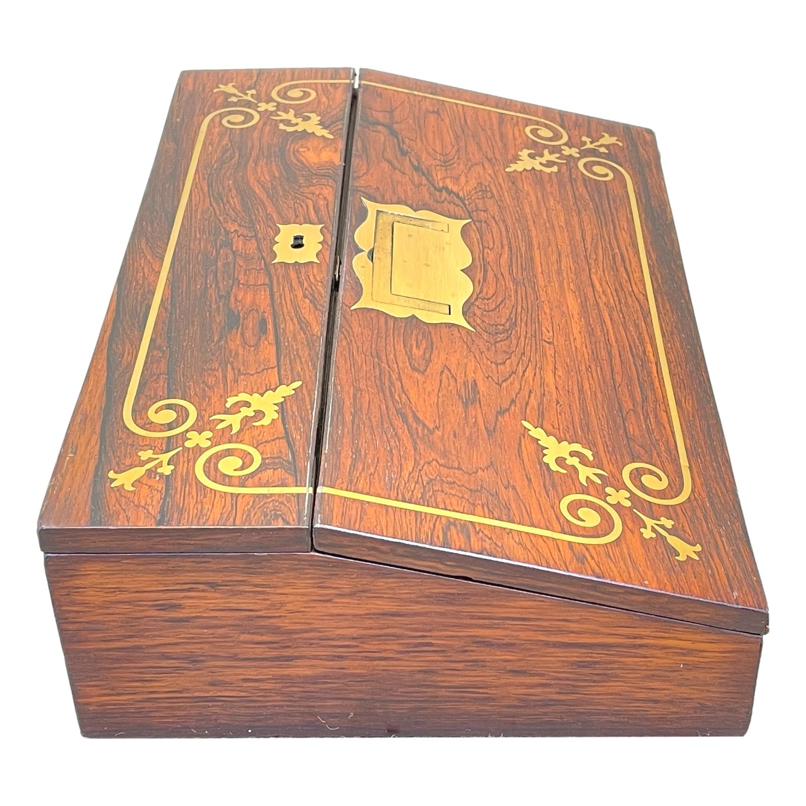Regency Rosewood Writing Box (England, Circa 1825) photo furniture