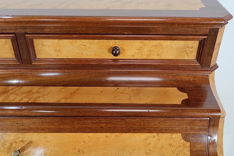 Rare Lady's Desk In Precious Wood, Louis XV Style, Napoleon III Period , 1850 photo vinterior