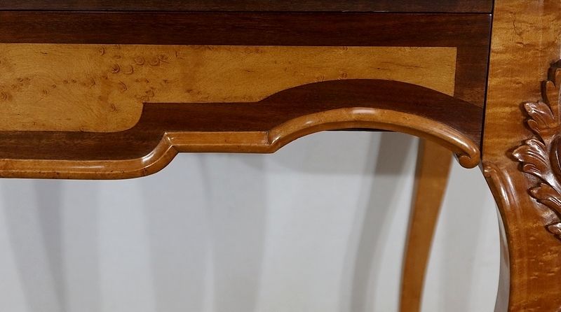 photo furniture Rare Lady's Desk In Precious Wood, Louis XV Style, Napoleon III Period , 1850