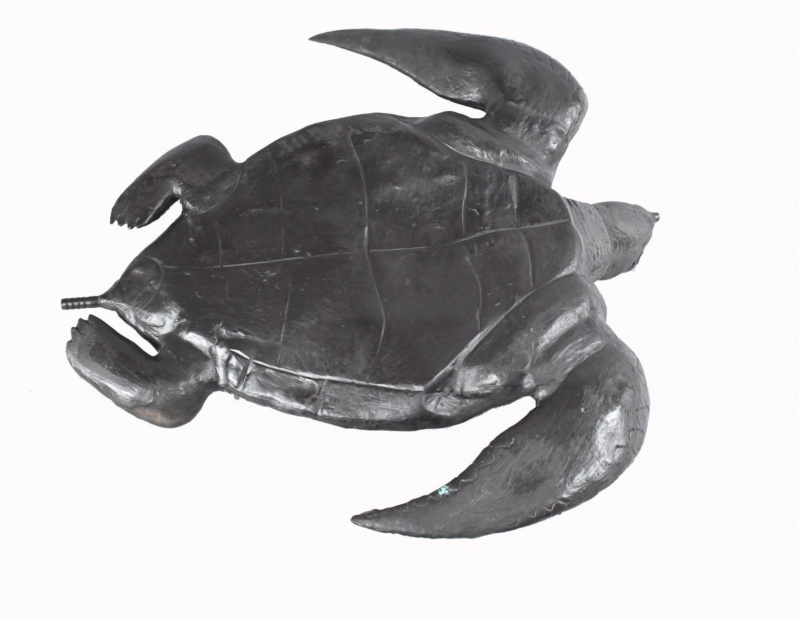 Bronze Turtle Fountain Sea Turtles Garden Pond Water Feature photo vinterior