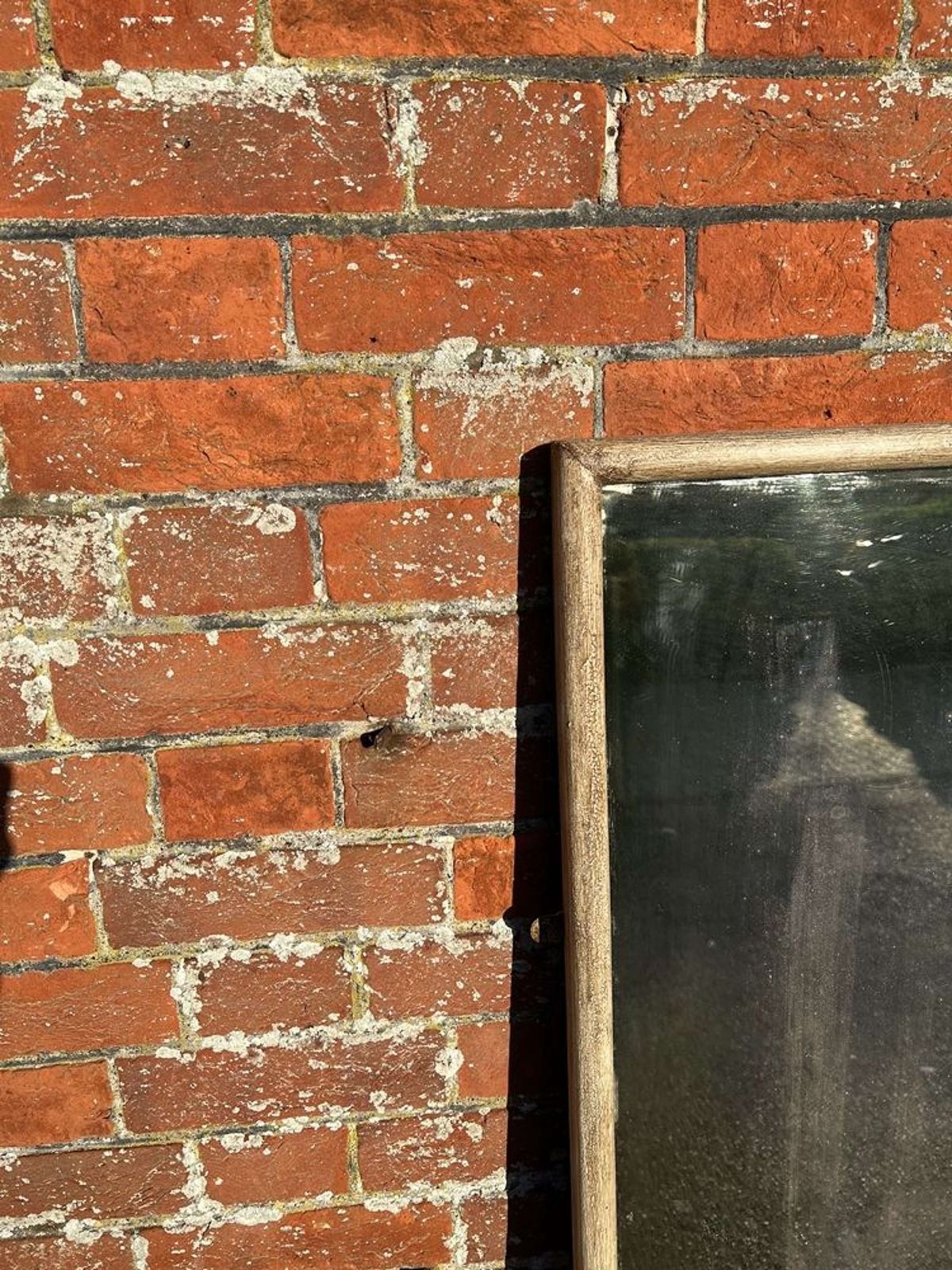 A Wonderful Large Antique French 19th Century Painted Bistro Mirror. photo Home Decor
